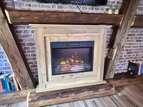 E-Kamin im Wohnzimmer