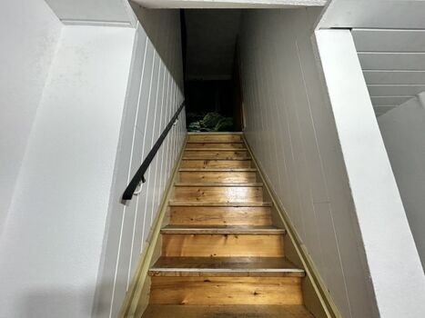 Zugang zur Fewo Marie über eine steile!! Treppe
