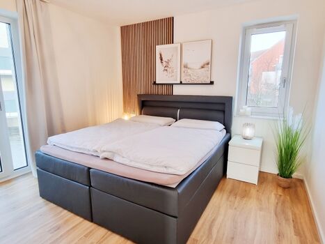 das Doppelbettschlafzimmer