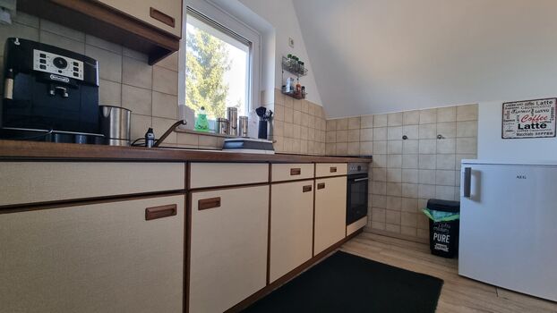 Voll ausgestattete Küche mit Seeblick-kochen,genießen und den Urlaub starten