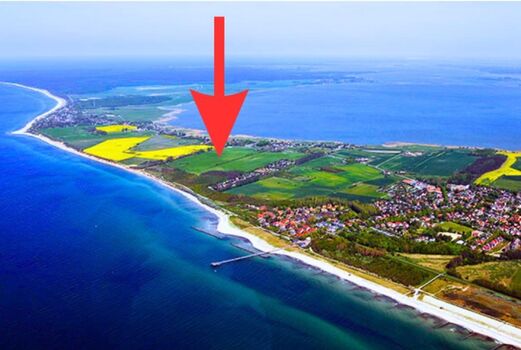 Sehr strandnahes Ferienhaus mit Garten an der Ostsee in Ahre ...