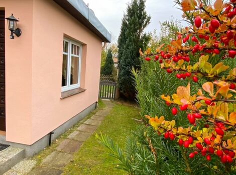 Weg am Haus zum Garten