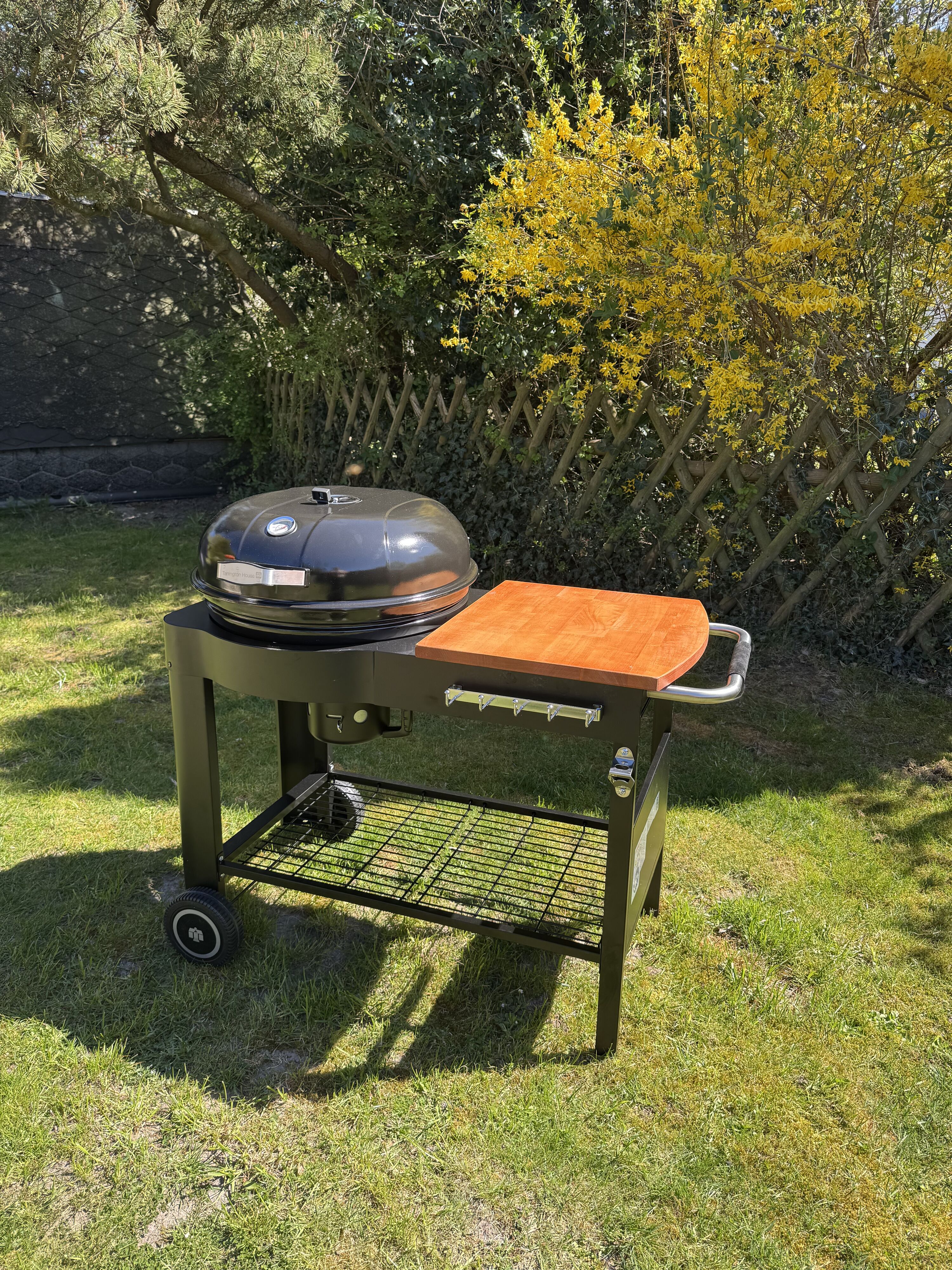 Neuer fahrbarer Holzkohle Luxus-Grill in 2026