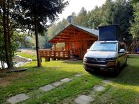 Ferienhaus 1 am See in Polen, (Hunde willkommen) Spielplatz  ...