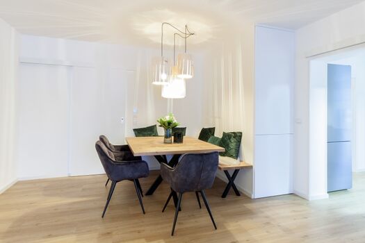 Gemütliche Essecke, herrlich zum Beisammensein, Essen und Spielen