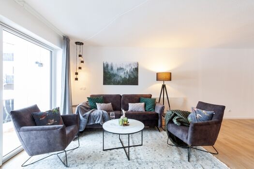 Einfach mal in der gemütlichen Sitzecke vom ereignisreichen Tag entspannen