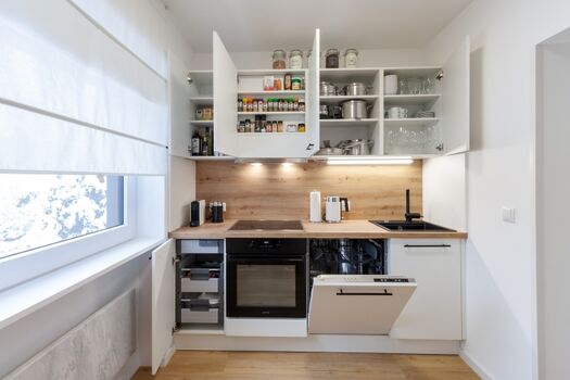 Küchenausstattung - auch Gewürze sind da