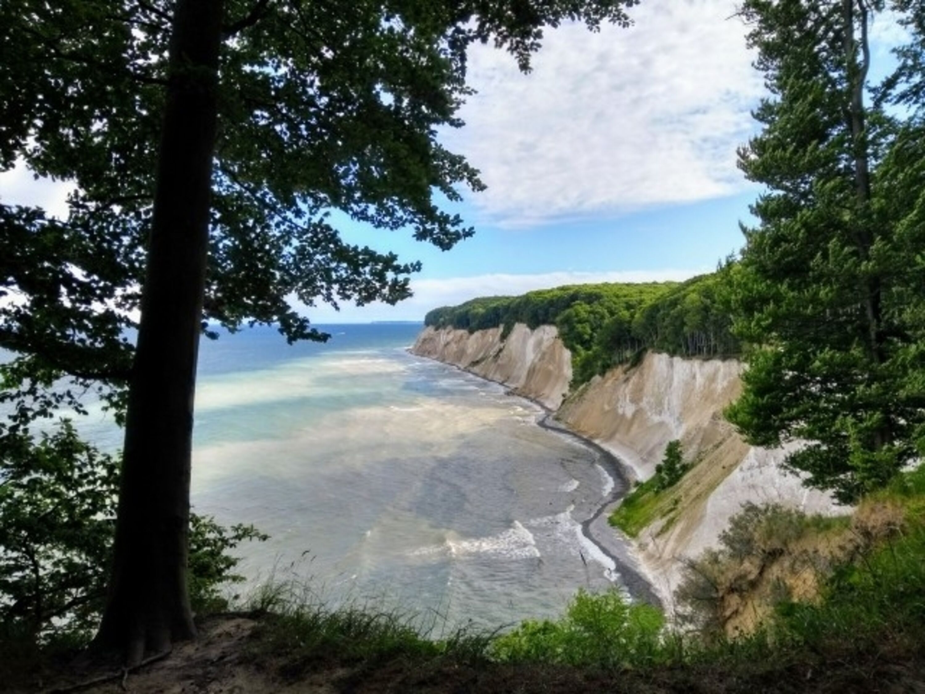 Malerische Kreidefelsen im Nationalpark Jasmund