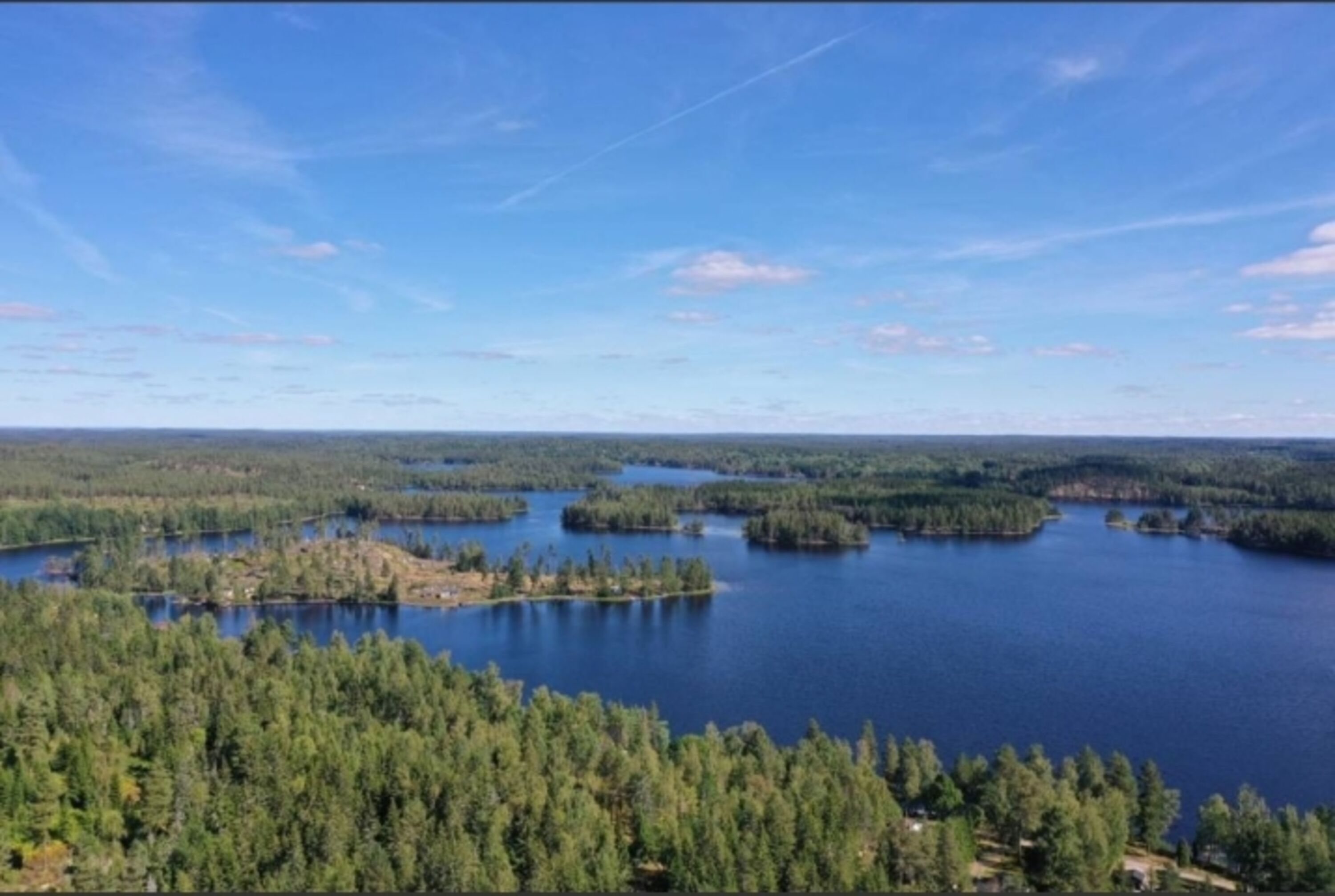 Luftaufnahme vom See