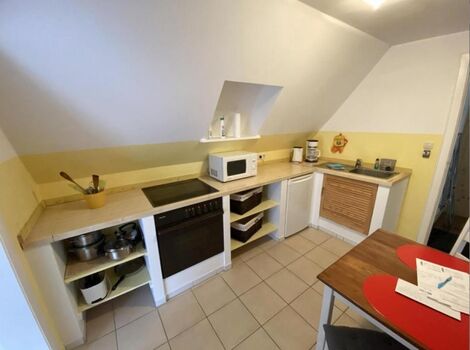 Ferienwohnung Ufer St. Peter-Ording, Urlaub mit Hund:  Küche 