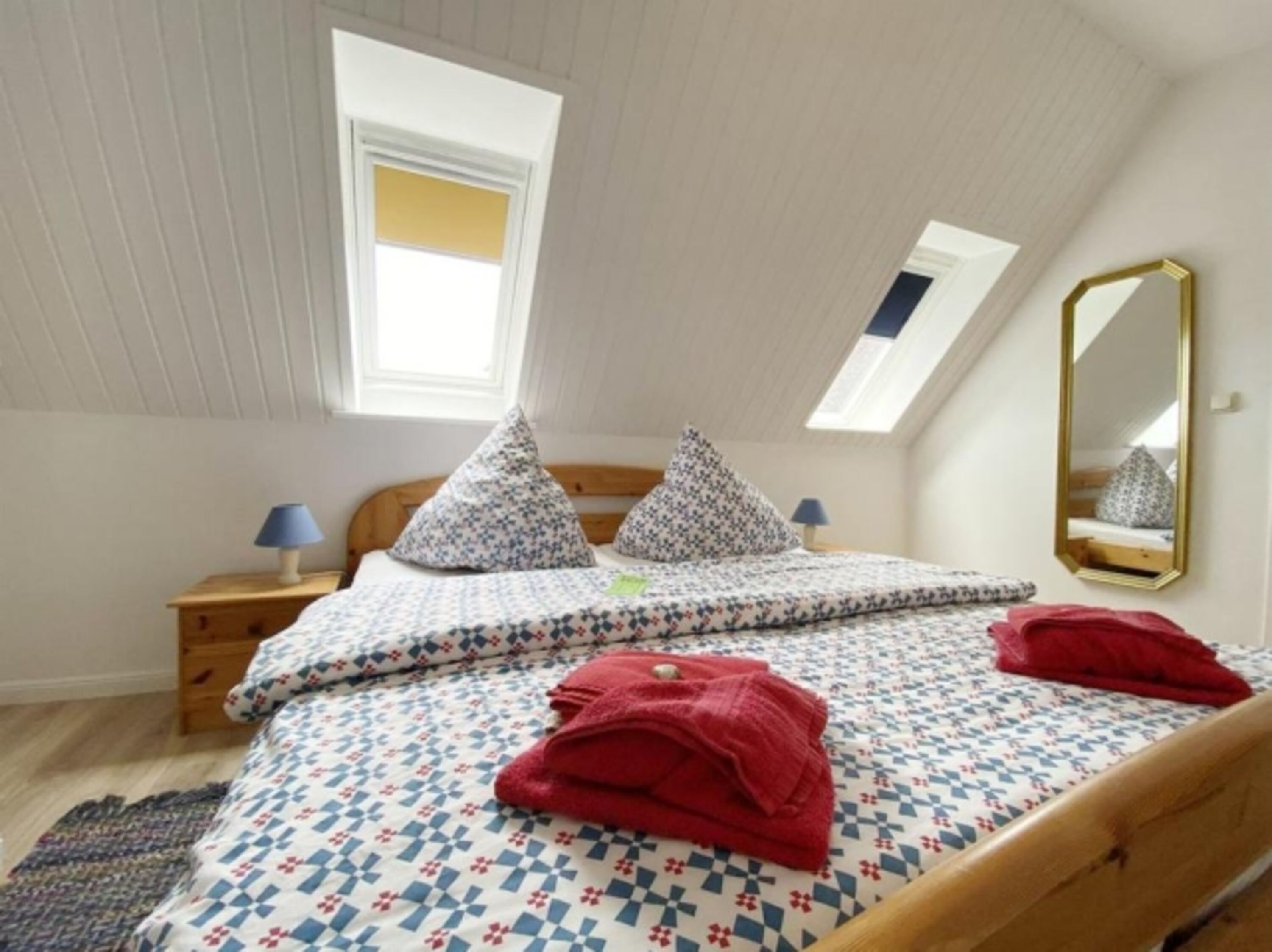 Ferienwohnung Ufer St. Peter-Ording, Urlaub mit Hund: Schlafzimmerfoto