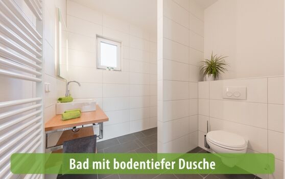 Blick ins Badezimmer