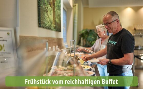 Frühstück vom Buffet