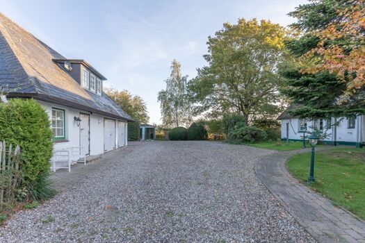 Ferienwohnung Holdunder - Auffahrt zum Ferienhaus 