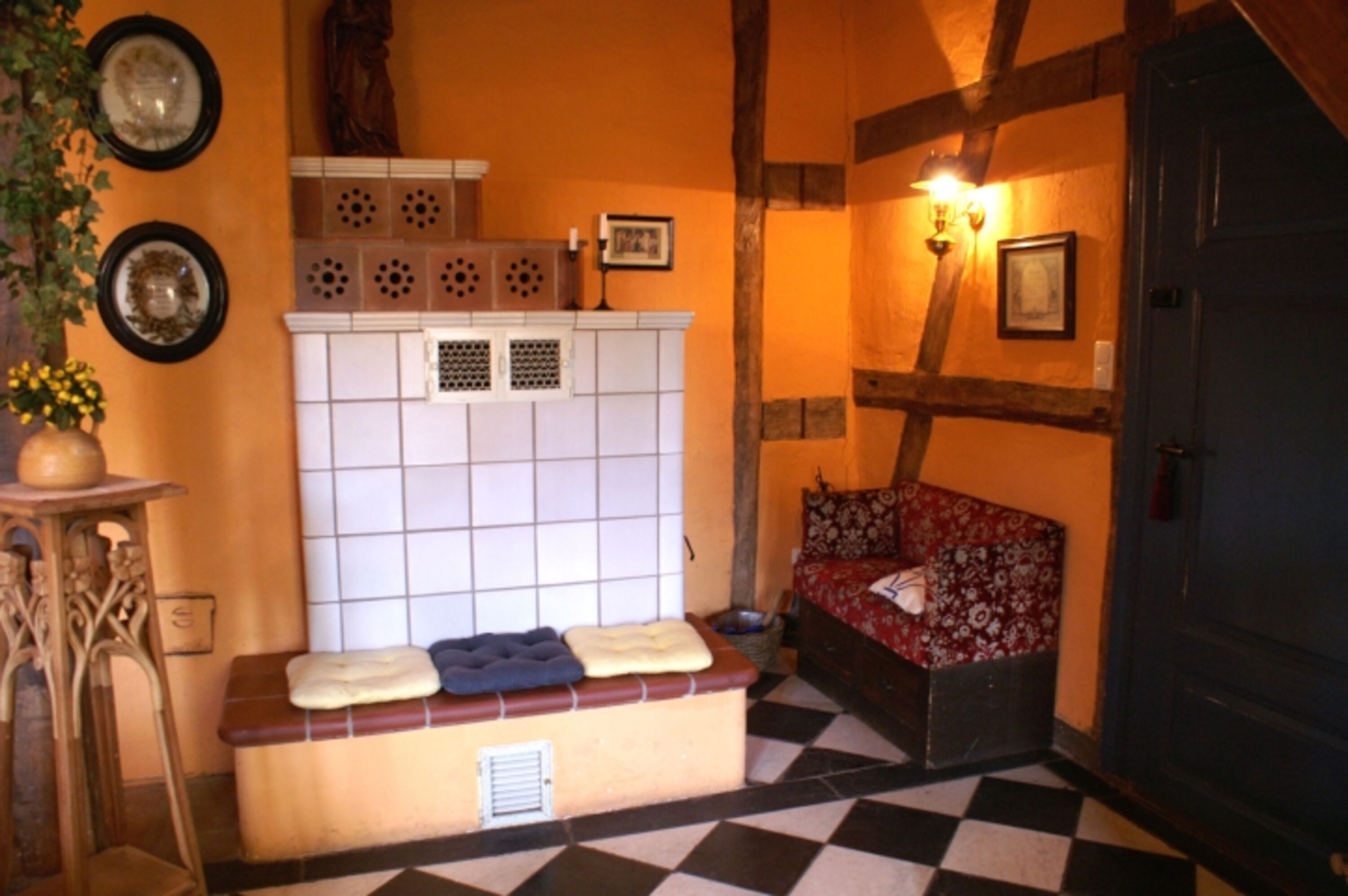 Kamin in der Küche