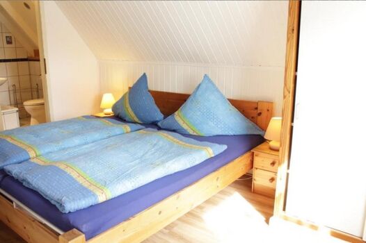 Schlafraum Ferienwohnung Ufer