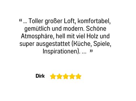 Bewertung aus einem anderen Portal.