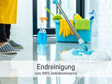 Die Reinigung macht eine Reinigungsfirma.