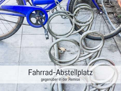 Du kannst auch dein E-Bike aufladen.