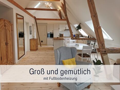 Sehr gutes Raumklima, ideal zum Barfußlaufen.