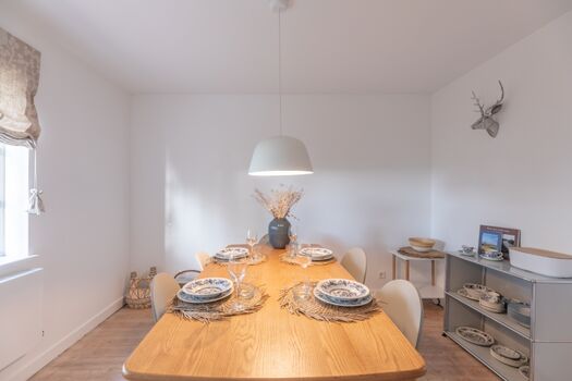 Deichwärterkate - Kleines stilvolles Esszimmer 