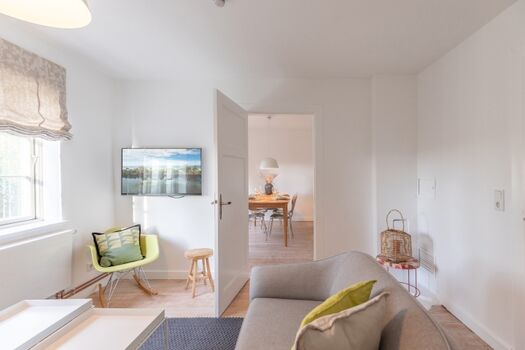 Deichwärterkate - Blick in das Esszimmer