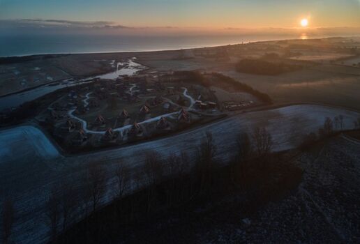 traumhafte Sonnenaufgänge im Reetdorf
