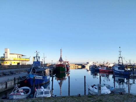 Im Stadthafen von Sassnitz