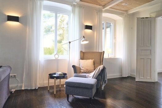 Lese-Sessel im Wohnzimmer