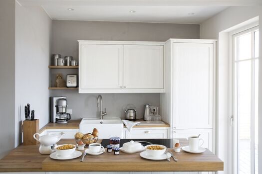 Alles, was das Herz begehrt in der voll ausgestatteten Küche