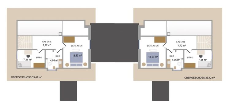 Grundriss Obergeschoss