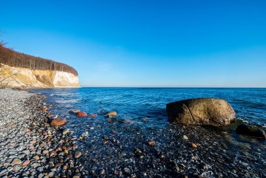 Kreidefelsen Rügen im Winter 