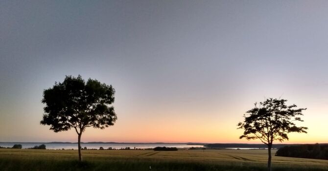 Abendstimmung bei Bobbin