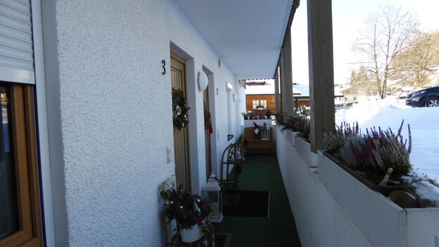 Zugang zu den Ferienwohnungen