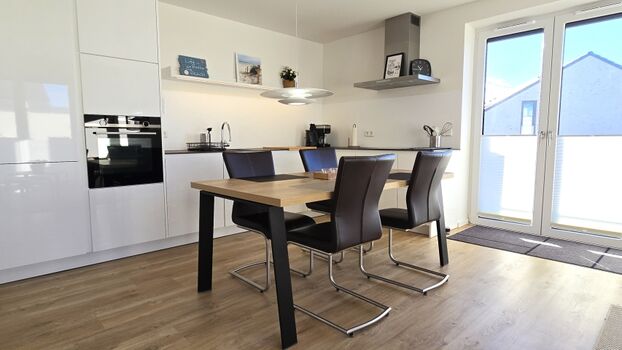 der schöne, helle Wohnbereich