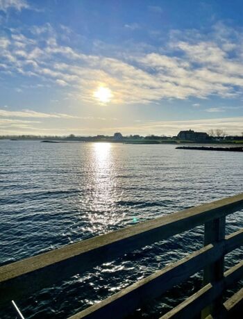 Die Seebrücke in ca. 3km Entfernung