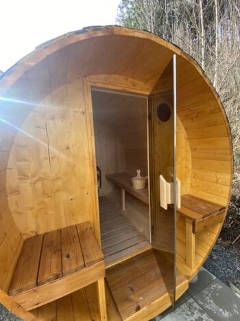 Sauna inmitten der Natur
