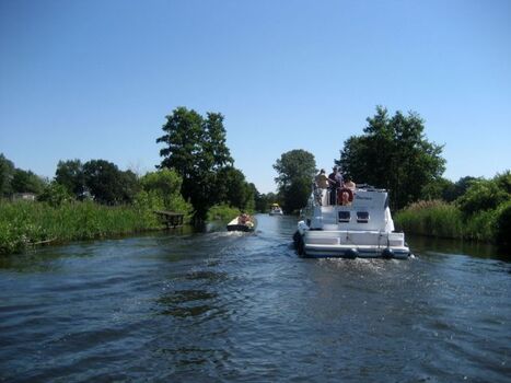 Bootsfahrten vom Ferienhaus auf der Seenplatte 