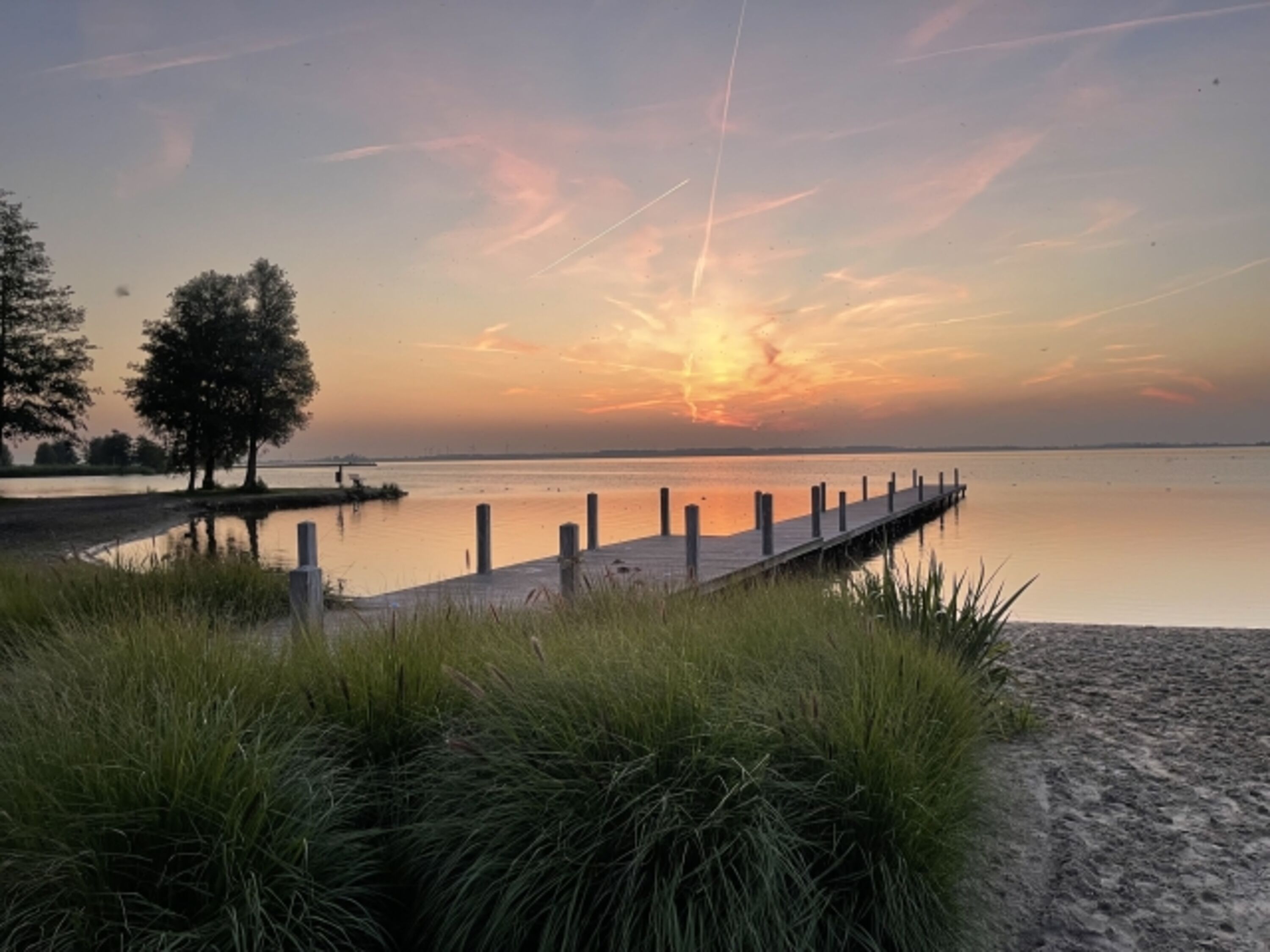 Romantische Sonnenuntergänge im Sommer