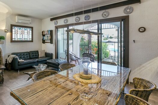 Essbereich im Wohnraum