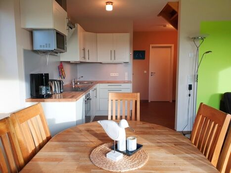 der Essbereich und Küche