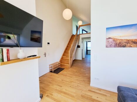 der helle Wohnbereich