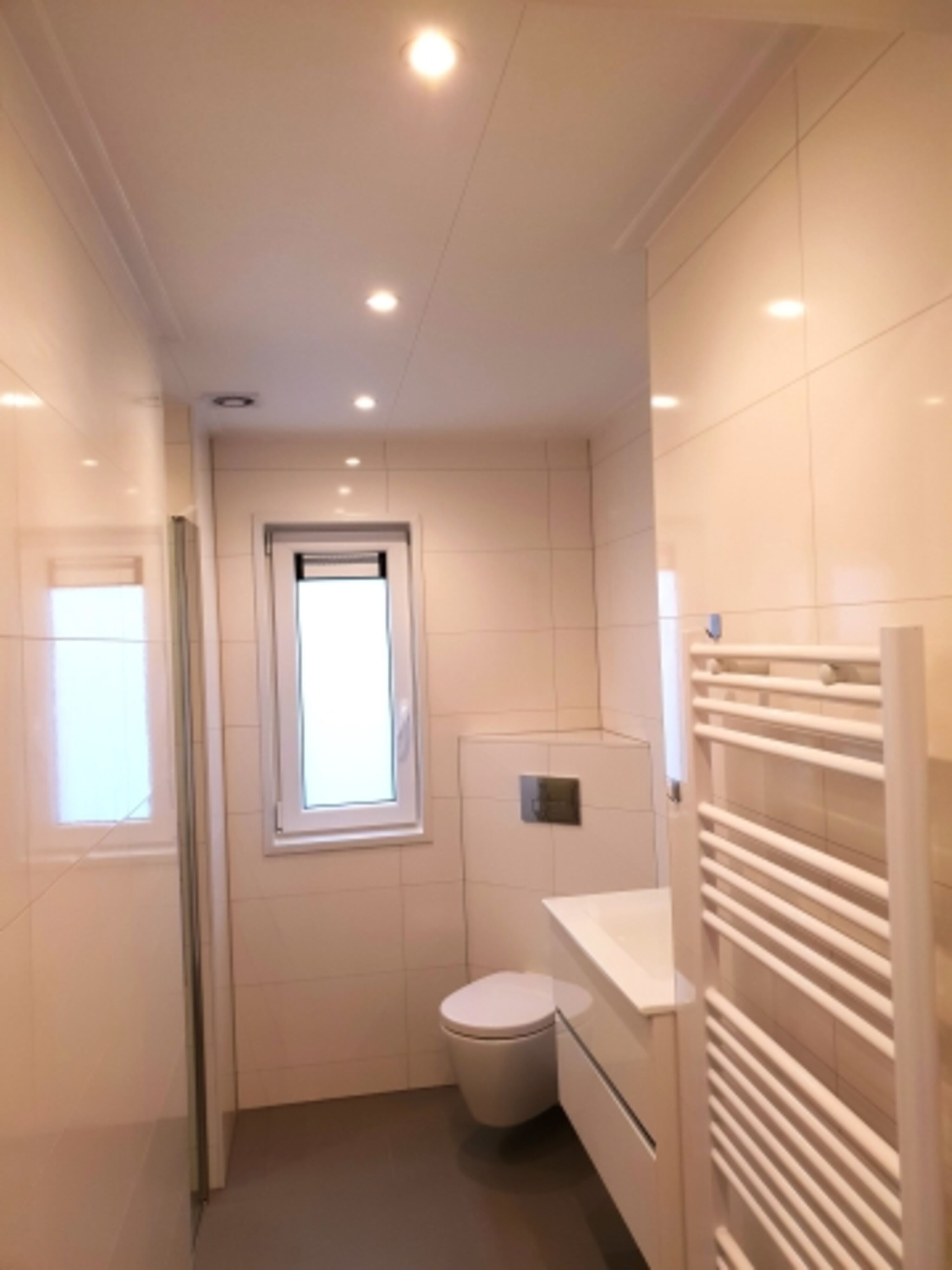 Toilette im Bad