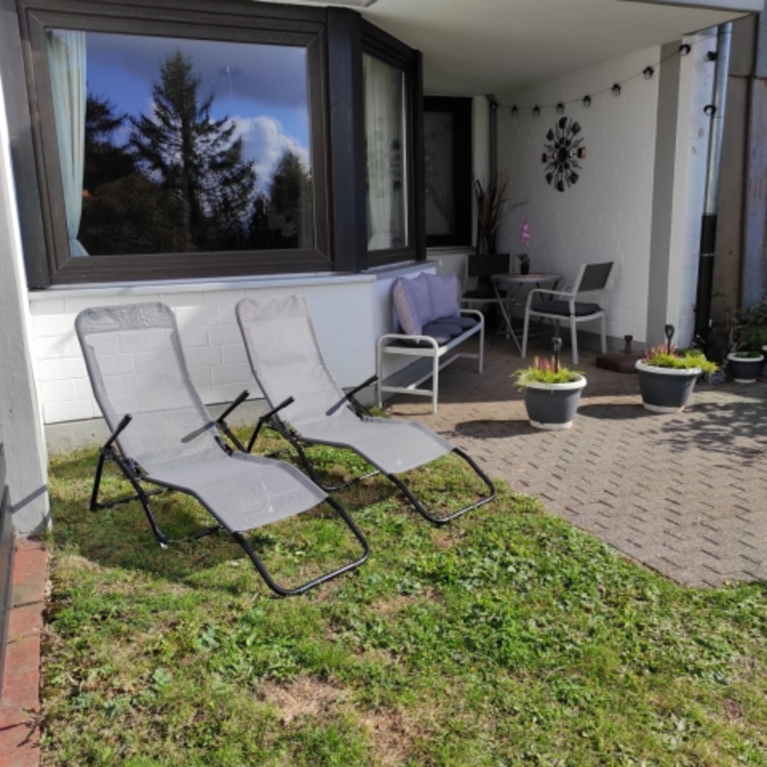 Kleiner abtrennbarer Gartenanteil der FeWo