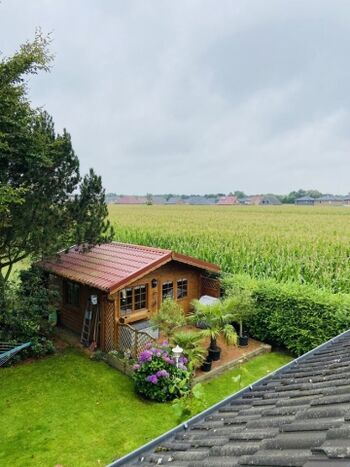 Blick aus dem Wohnzimmer 