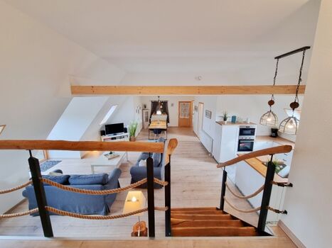 Blick in  die Ferienwohnung