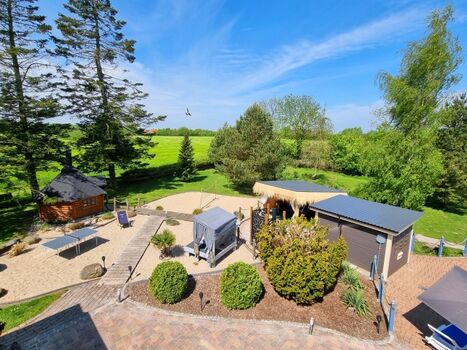 der wunderschöne Außenbereich