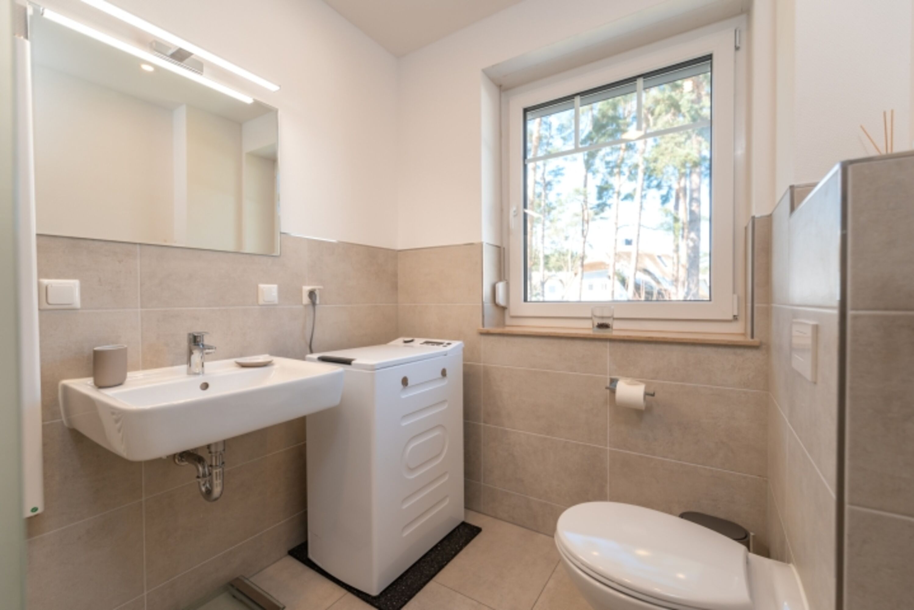 Badezimmer im Obergeschoss
