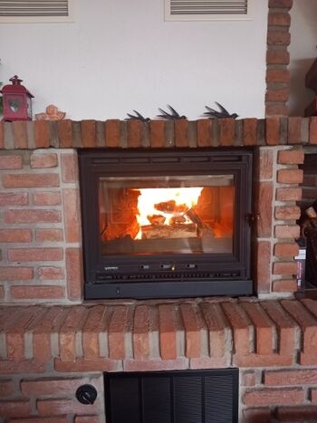 Kuschelige Kaminecke 