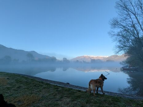 Blick zum Comer See von Sorico aus